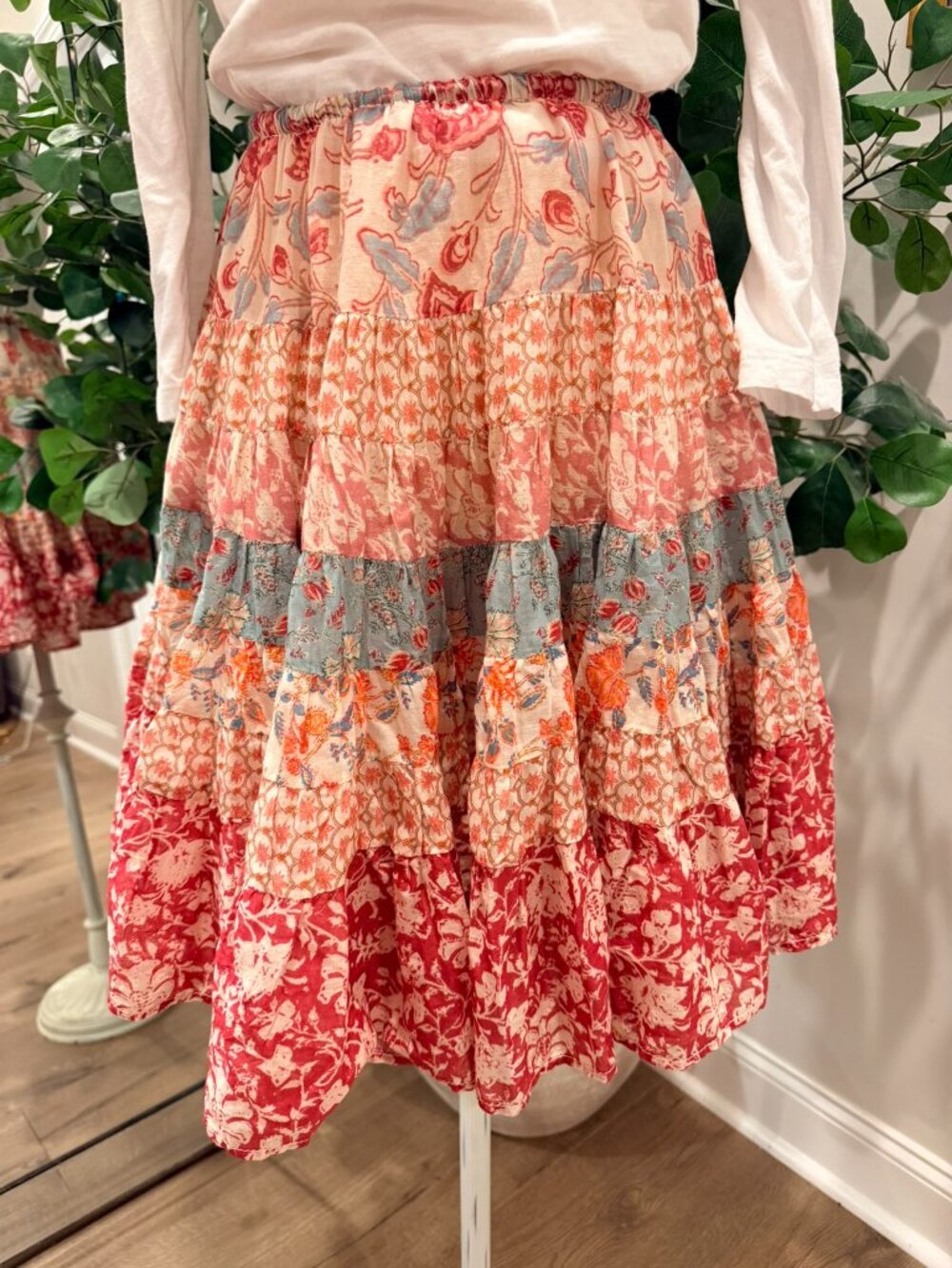 NWT Free People Tiered skirt S